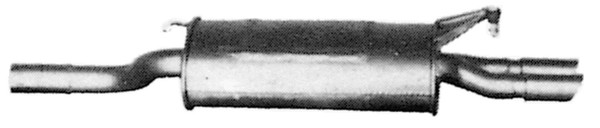 Imasaf EndschalldäMpfer NachschalldäMpfer 13.74.07 FüR Audi 100 A6 C4 4A2 Avant-image