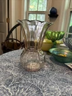 Anchor Hocking Vintage Pineapple Pink Depression Vase 9-inch