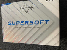 New Callaway Golf 2025 Supersoft Golf Balls 1-Dozen  White 