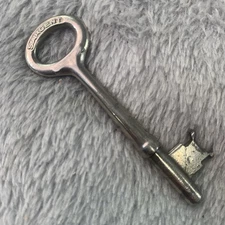 Antique SARGENT Skeleton Key Mortise Lock Vtg Solid Barrel Single Bit S3