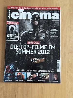Cinema 7/12 Juli 2012 mit 8 Filmplakatkarten Filmzeitschrift Kinomagazin Heft 
