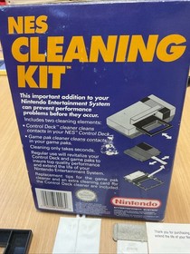 Vintage Nintendo NES Cleaning Kit Original with Original Box