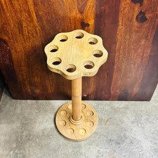 Wooden Walking Stick Stand Vintage Cane Holder, Rustic Home D cor