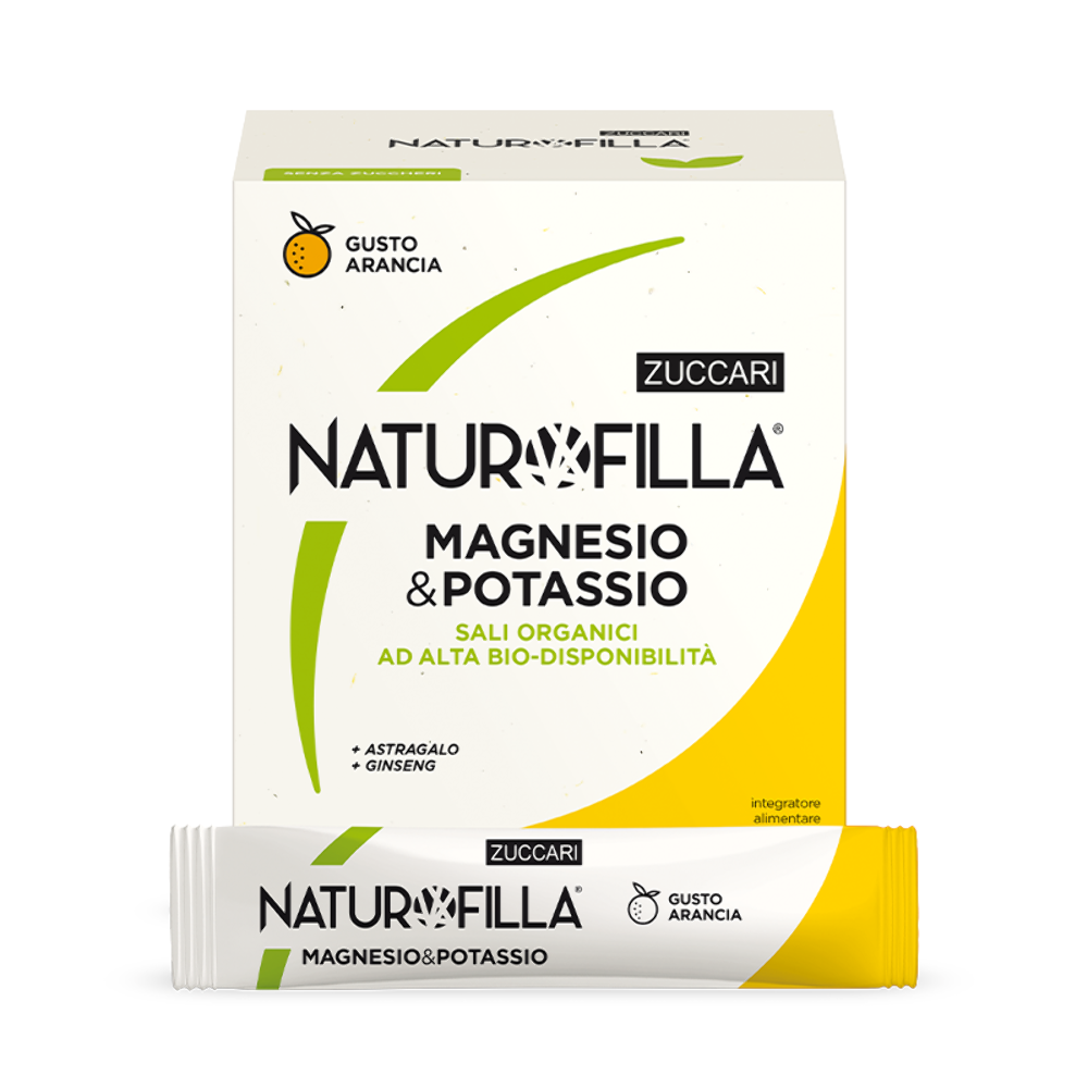 Zuccari Integratore Naturofilla Mg&K Con Magnesio E Potassio, 28 Stick - Immagine 2