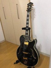 Ibanez PM100 Japan Made Full Hollow Body E-Gitarre Black Jazz ES-175