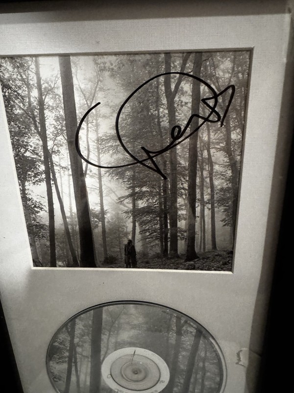 Original Signed Music CD & Booklet Autographed Black Signature Forest/Trees
