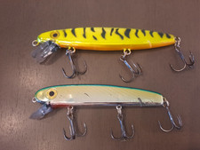 Joe Bucher Baby Shallow Raider & REG, Shallowraider  Musky Lures  -CHROME SERIES