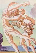 Salvador DALI: Adam And Eve, Signed Print, 1948