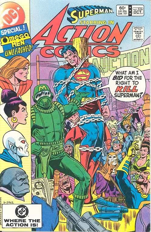 Action Comics #536 ( 1938 Series )  Special! Omega Men Unleashed