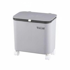 Wet Dry Separation Bin Long-Lasting Multi-Compartment Trash Can Waterproof