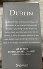 Dublin Crystal Highball Glass Collection  Set Of Four (4) 12oz Red Xmas NEW! — photo 3