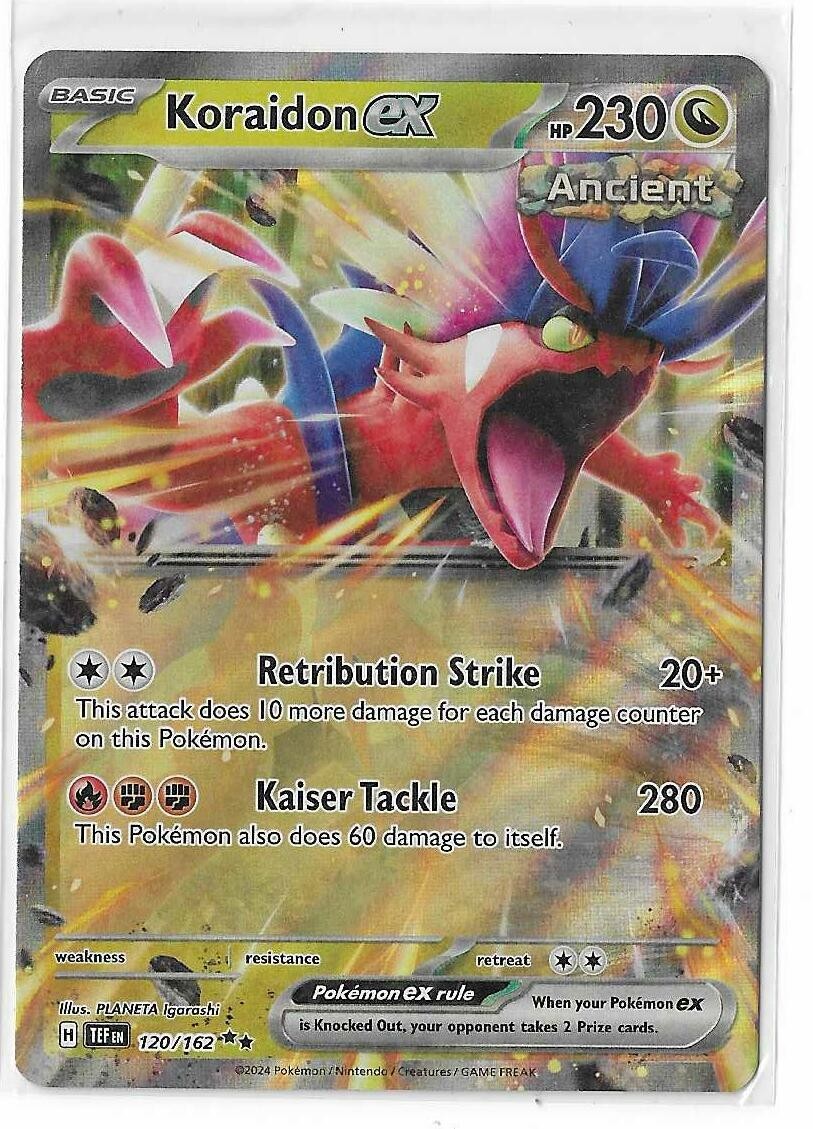 koraidon ancient pokemon card value Amazon.com: Pokemon - Koraidon ex 231/198 - Scarlet & Violet - Ultra Rare