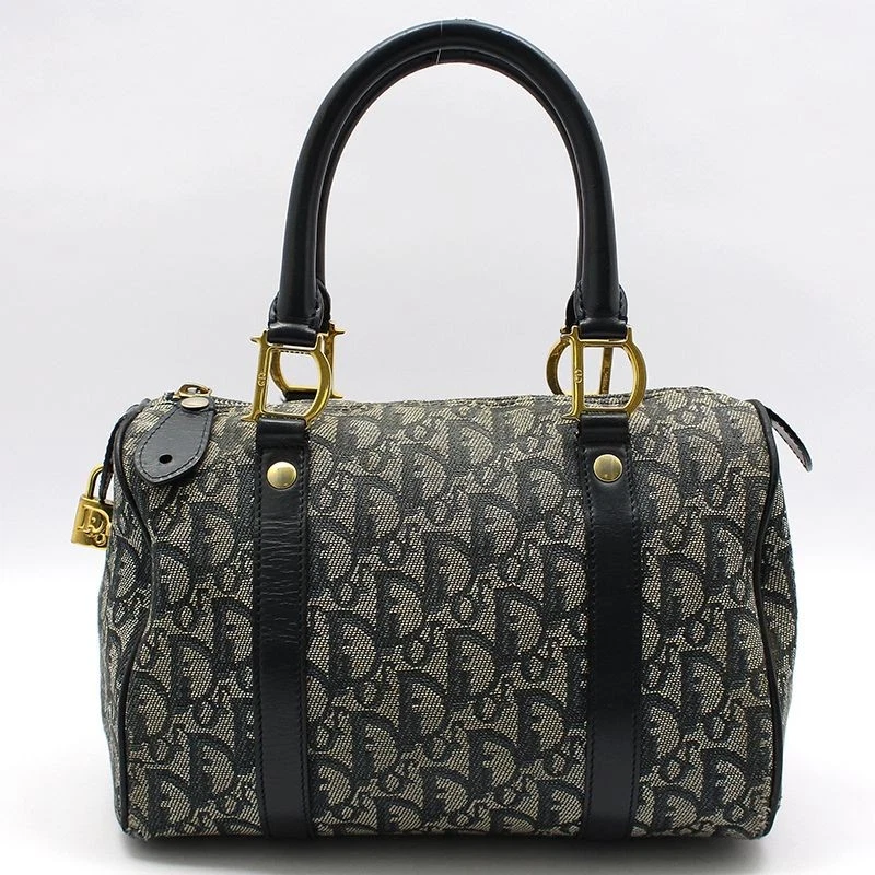 Sac fourre tout Dior Oblique Boston avec quincaillerie dorée 12345 134043393