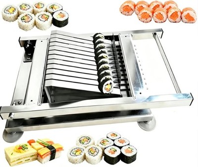 304 Stainless Sushi Roll Cutter 12 Sections Rice Ball Sushi Roll Cutting Machine