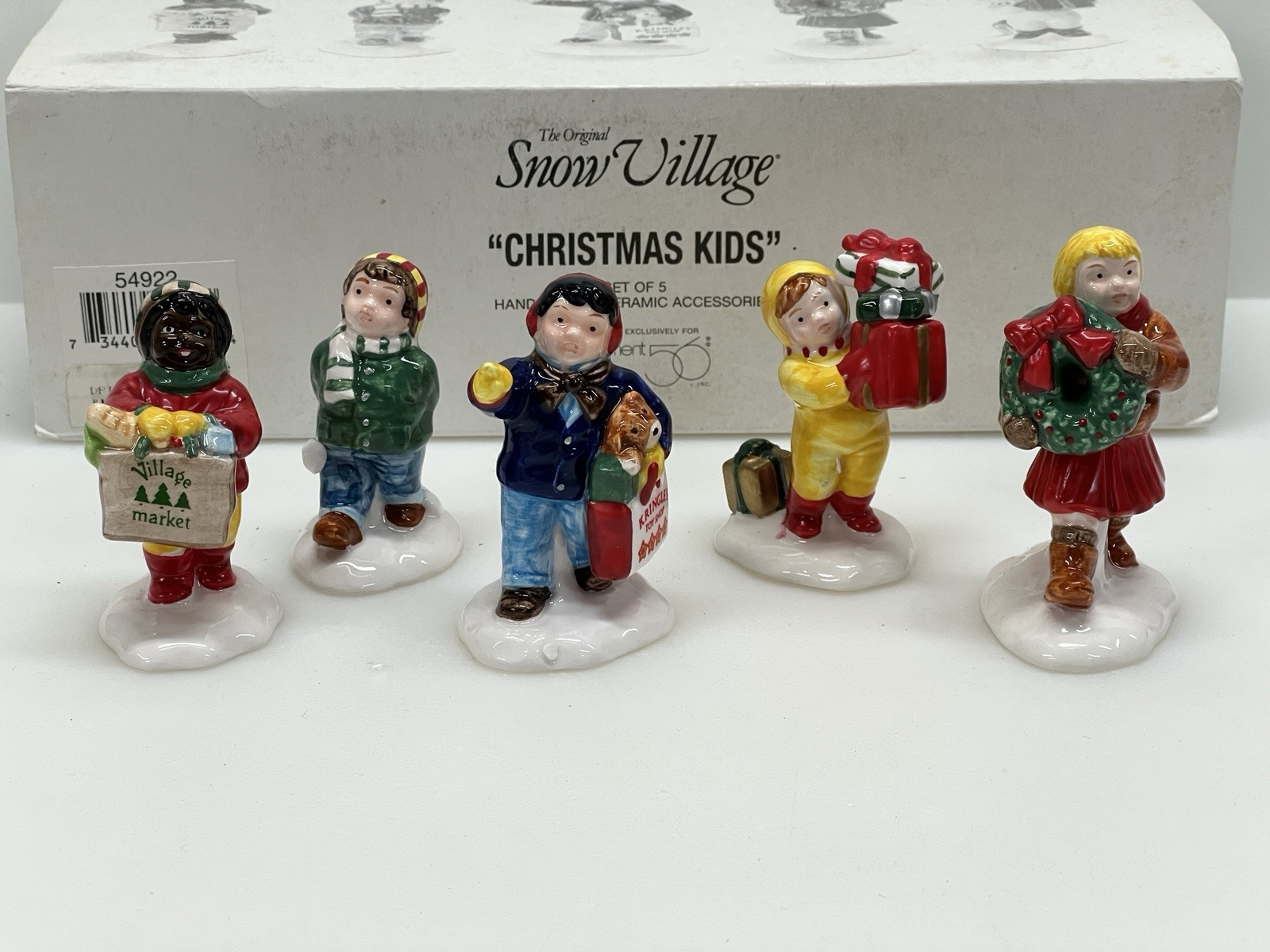 Dept 56 Christmas Kids Original Snow Village 5-Piece Set 54992