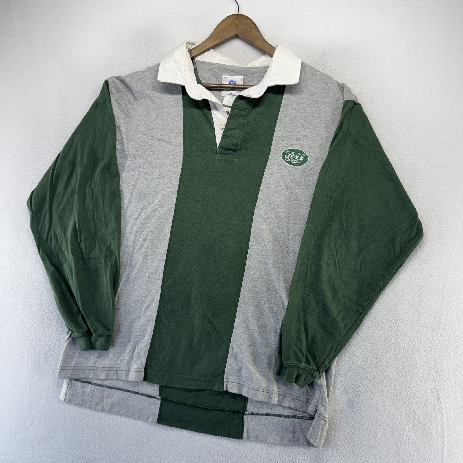 Vintage New York Jets Rugby Shirt men