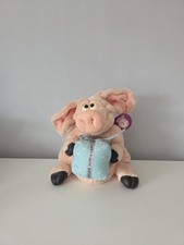 Vintage 2002 Piggin Collection David Corbridge Happy Birthday Plush With Tags
