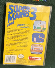 Super Mario Bros. 3 Nintendo NES Rare First Print LEFT BROS Complete Holy Grail