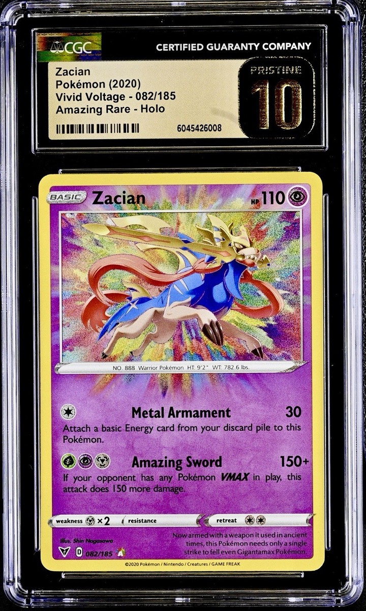 Pokémon Amazing Rare Complete Set CGC Pristine 10 Vivid Voltage