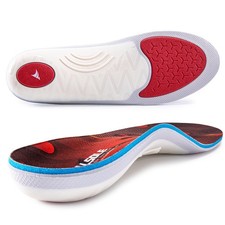 VALSOLE Heavy Duty Support Plantar Fasciitis Insole - 250 Lbs Flat Feet High...