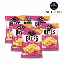 Jacob's Bites Crackers 125g - Mature Cheddar & Onion or Smoked Paprika Multipack