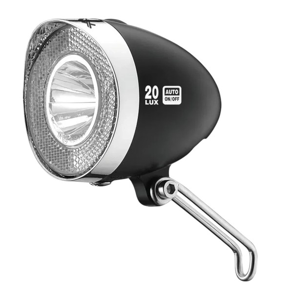 Fahrradlicht Frontlicht Fahrradlampe Scheinwerfer Led Batterie Reflektor 20 Lux-image