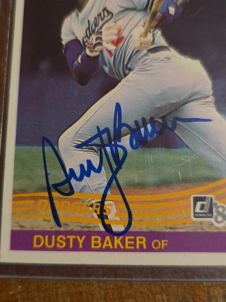 1984 Donruss Dusty Baker #226 Auto - Not Authenticated - Image 2 of 3