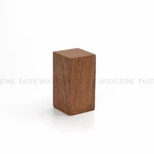 Sapele Bottle Stopper 2x 2x 3- Turning Wood Blank- Free US Shipping
