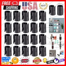 Wire Shelf Clips, Wire Shelving Shelf Lock Clips Replacements for 1" Post Met...