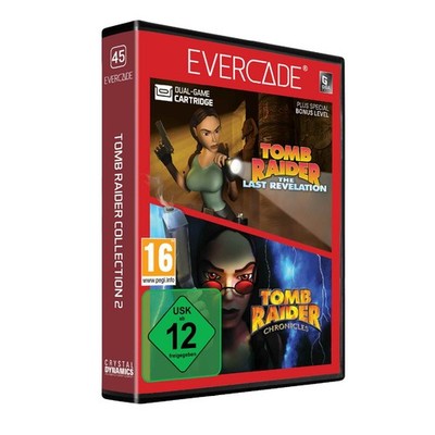 Blaze Evercade Catridge 45 Tomb Raider Collection 2 inkl Teil 4 und 5 NEU&OVP
