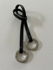 PICARD Taschenanhänger - Lederband schwarz mit Picard Ring