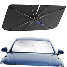 Car Windshield Sunshade Umbrella 10-Layer Nano UV Blocker Heat L 61" x 32" 