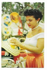 Postcard Nassau Bahamas Rawson Square Native Market