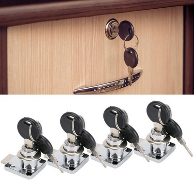 Office Table Drawer Lock Letter Box Cabinet Jewelry Box Lock Key Accessory SET