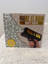 Make It Rain Money Maker Gun With Play Money Cash Party Gag Gift 100 Bills