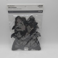 Recollections Diecut Halloween Die Cut Spooky Moths Emphera 24 Piece NIP