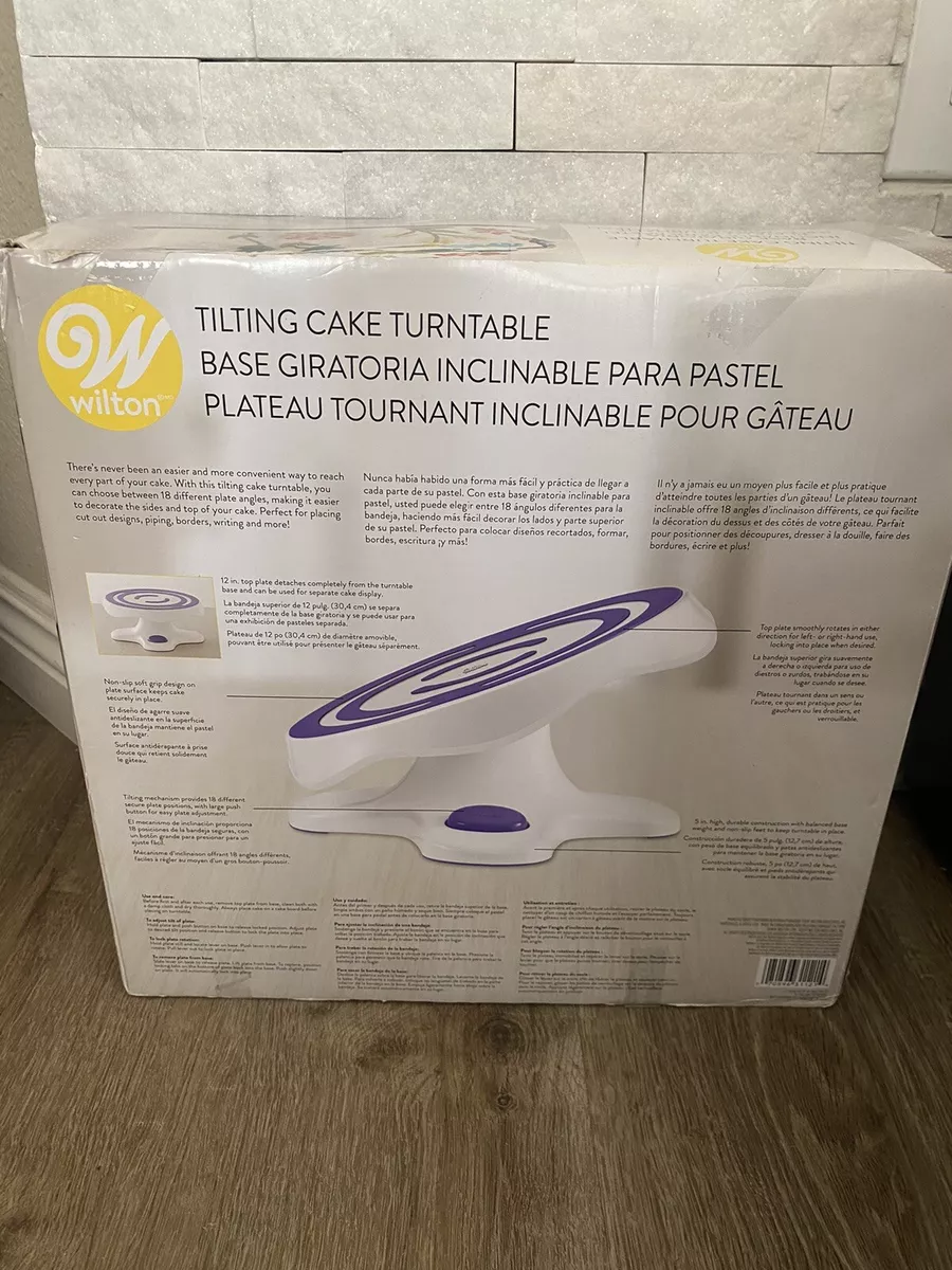 Wilton Tilt-N-Turn Ultra Cake Turntable - Cake Decorating Stand