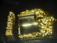 GOLD, "BIG BELT BUCKLE" Dress Buckle Vintage with clip VERY RARE