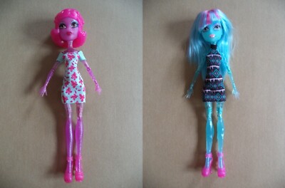 Monster High 2 Puppen Create a Monster Ice & Blob 2012 Original Mattel