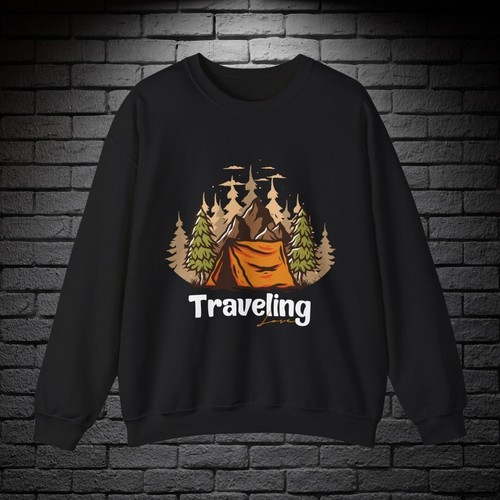 Traveling Unisex Crewneck Sweatshirt Cozy and Stylish Pullover - Bild 5 von 45