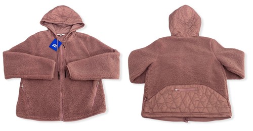 Chaqueta Sherpa Full Zip para mujer con capucha - JoyLab - Varios colores/tallas - CB10 - Imagen 8 de 12