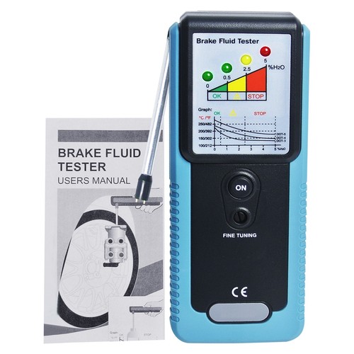 Automotive Car Brake Fluid Tester Oil Inspection Detector w/Foldable Testing Rod - Picture 5 of 12