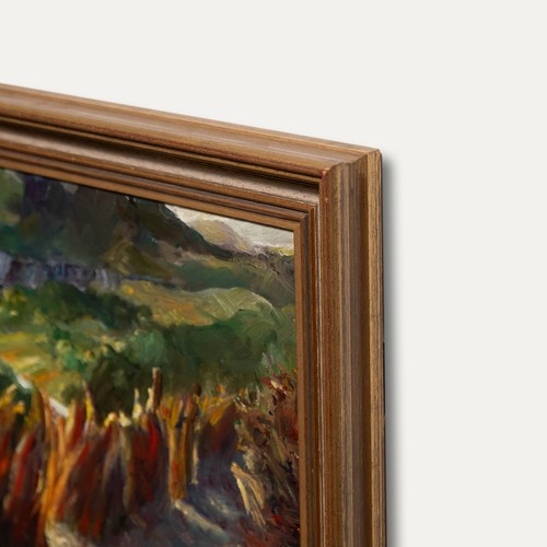 June Bevan (b.1927) - 20th Century Oil, Distant Slate Quarry, North Wales - Picture 5 of 7