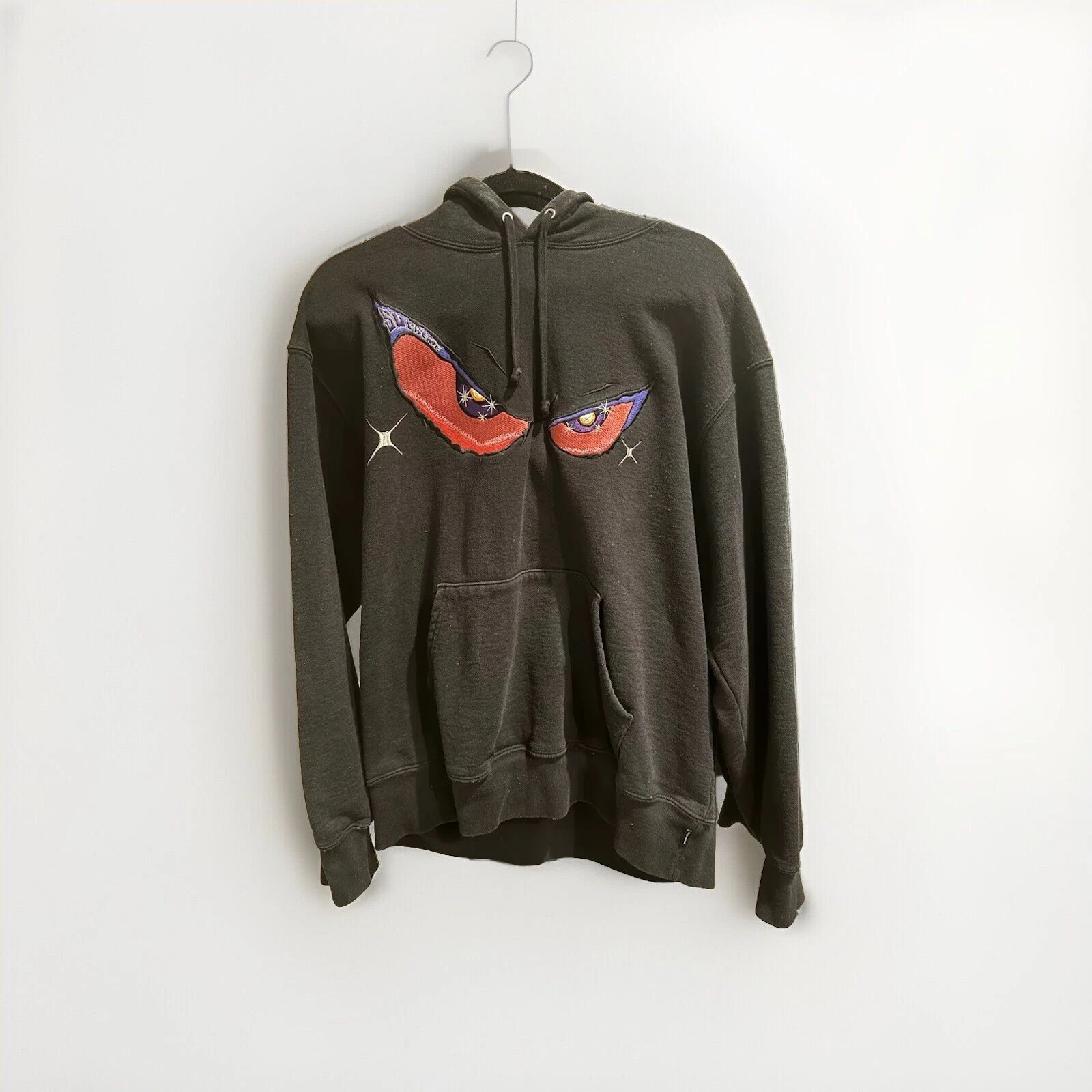 Sweat à capuche gris Supreme Eyes (FW21SW47) taille Medium