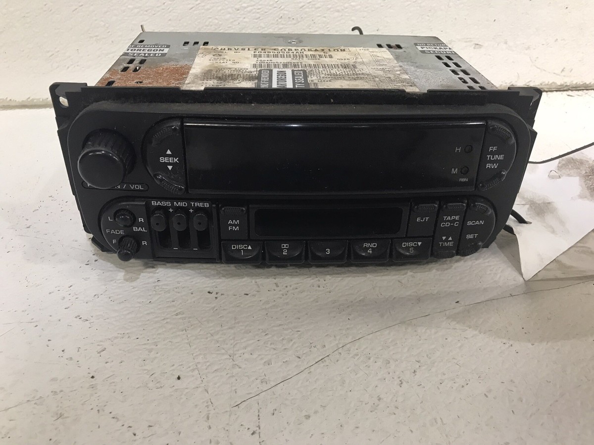 2000-2001 Dodge Neon radio stereo 2 DIN cassette player deck EQ