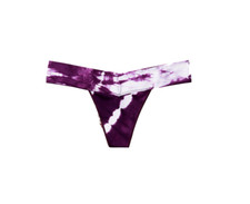 Victoria's Secret PINK Seamless Thong Panty Orchid Tie Dye