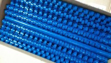 Image of Office Depot Binding Comb 10mm A4 BLUE 60 Sheets Capacity Box of 100