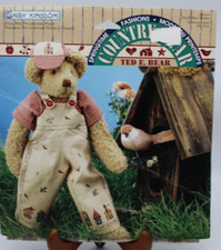 Daisy Kingdom Ted E. Bear Country Clothes 32481 Sew Pre-Printed Fabric Panel
