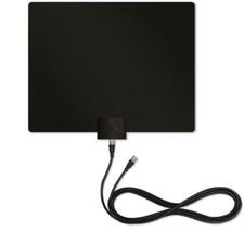 Mohu MH-110029BB Leaf Plus Paper-Thin Indoor TV Antenna, Amplified, UHF VHF,