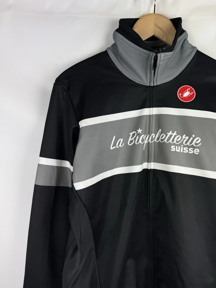 Chaqueta cortavientos de ciclismo Castelli Servizio Corsa Gore Windstopper para hombre talla 2XL Foto 4 de 4